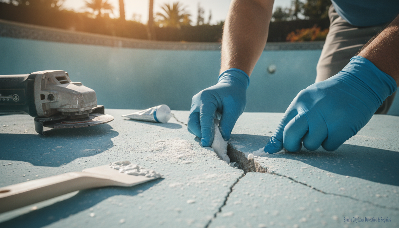 Pool Shell Crack Repair